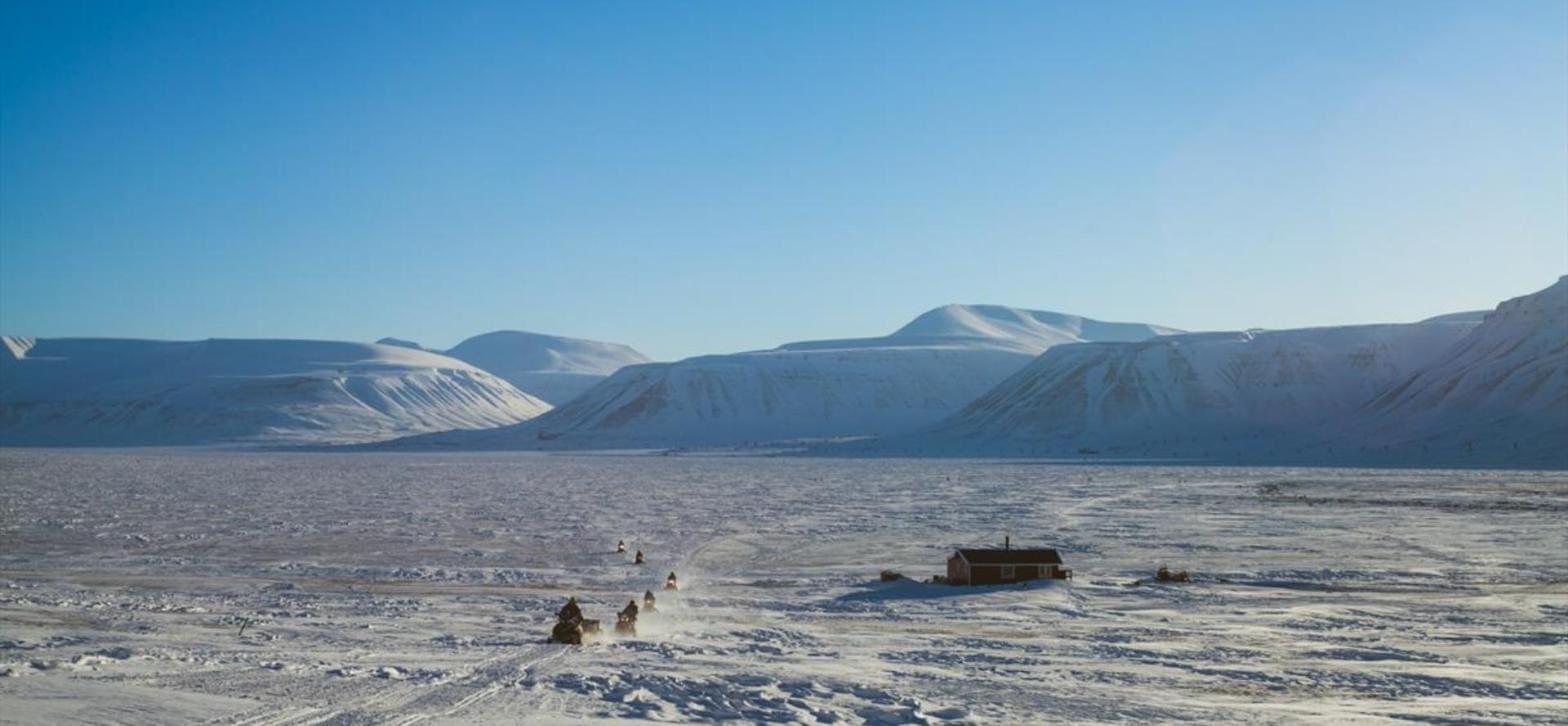 Snowmobile Around Longyearbyen